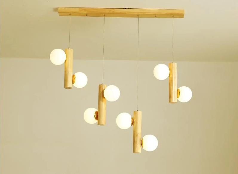 Prescott - Moderner Holz-Kronleuchter