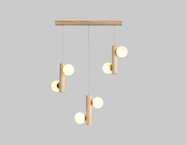 Prescott - Moderner Holz-Kronleuchter