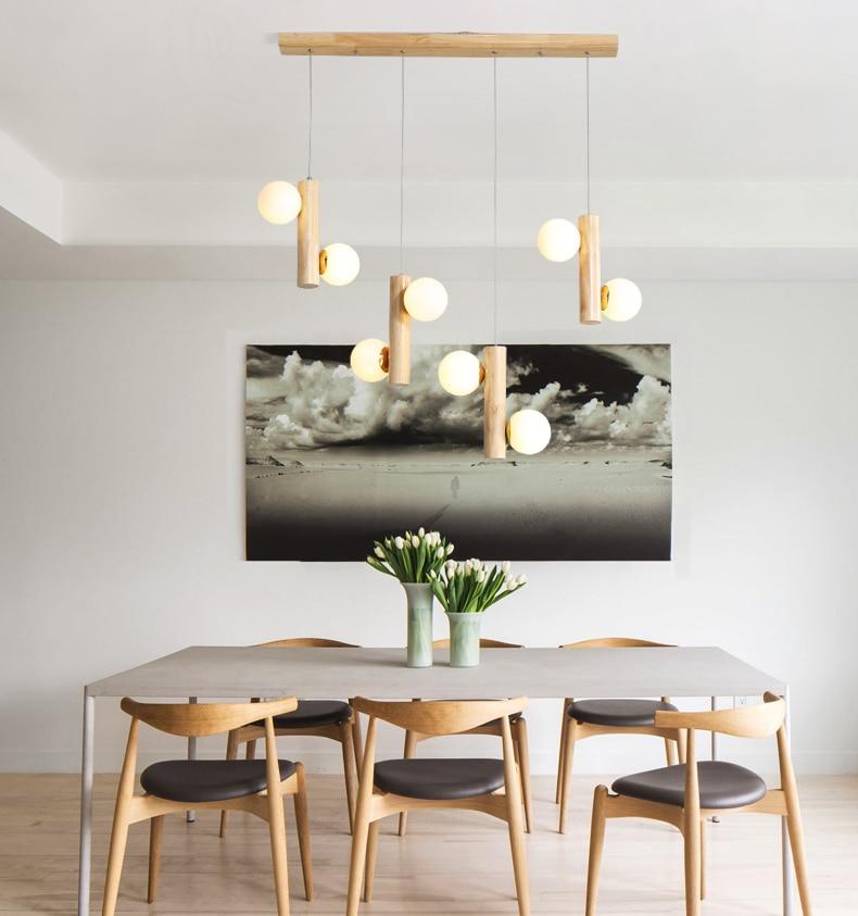 Prescott - Moderner Holz-Kronleuchter