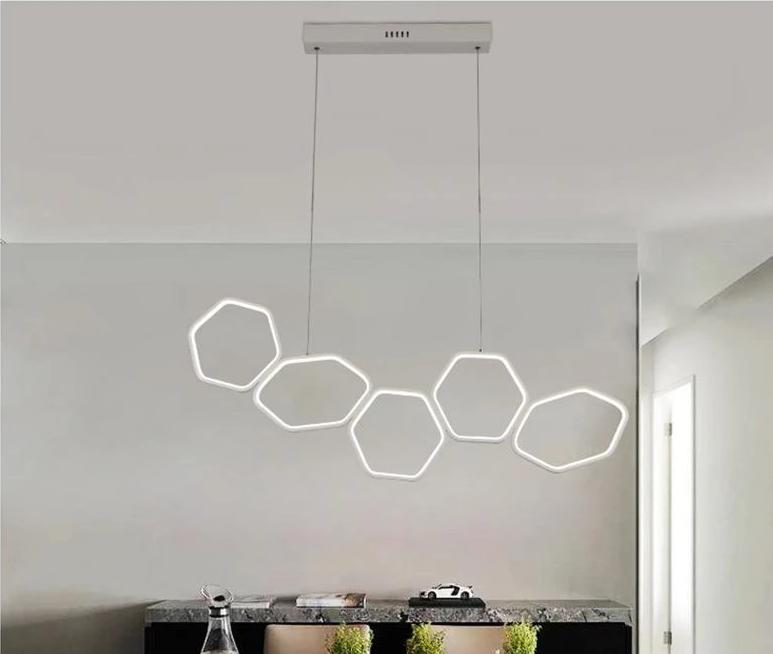 Jocasta - Art-Deco LED Geometrischer Kronleuchter