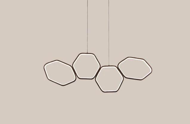 Jocasta - Art-Deco LED Geometrischer Kronleuchter